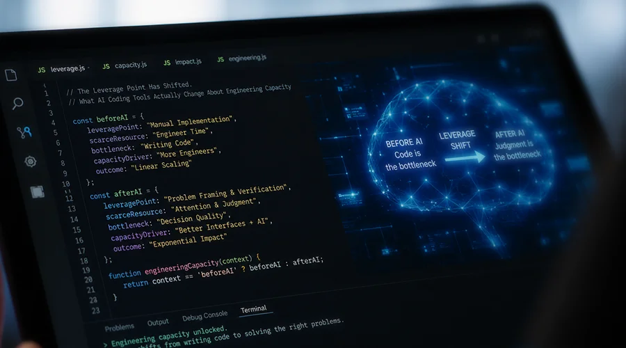 The Leverage Point Has Shifted. What AI Coding Tools Actually Change About Engineering Capacity